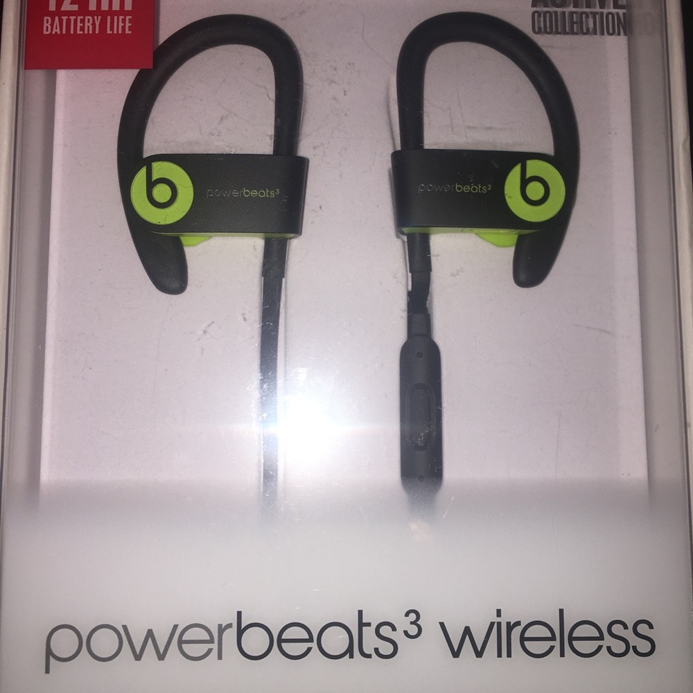 Powerbeats3 Black/Green